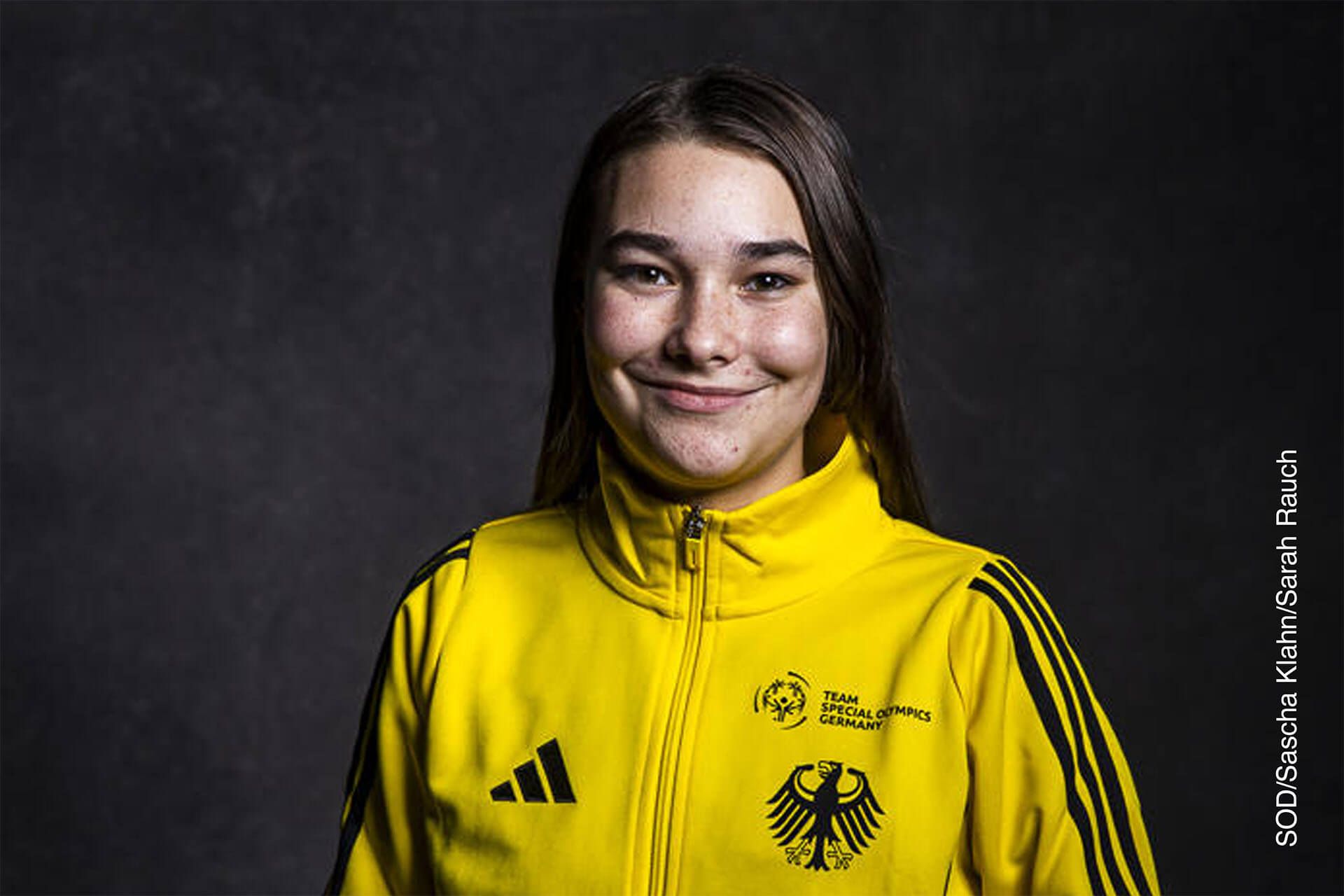 <h3>Sophie Dziadek</h3><p>(Short Track)</p><p><strong>Gold über 333m und Silber über 500m bei den Winter Weltspielen (Special<br />Olympics)</strong></p>